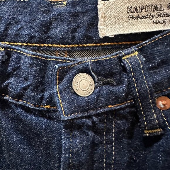 KAPITAL 14oz Denim “5P OKAGILLY” — Indigo (Selvedge) - Picture 3 of 6